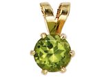 KettenanhäNger Jobo "AnhäNger Mit Peridot", Gelb (Gelbgold 585), SchmuckanhäNger, Damen, Gelbgold 585, KettenanhäNger, 585 Gold