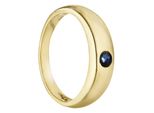 KettenanhäNger Jobo "AnhäNger Taufring", Gold (Gelbgold 333), SchmuckanhäNger, Damen, Gelbgold 333, KettenanhäNger, 333 Gold Mit Safir