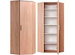 Mehrzweckschrank Procontour "Eckschrank Clara", Braun (Sonoma Eiche), B:64Cm H:167Cm T:64Cm, SchräNke, Mehrzweckschrank, HöHe 167Cm, Mit Variabel Verstellbaren EinlegeböDen