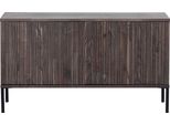 Sideboard Woood "New Gravure, Tv-Kommode, Breite 100 Cm Oder 150 Cm", Braun, B:100Cm H:56Cm T:44Cm, Holzwerkstoff, Sideboards, Sideboard, Kommode HöHe 56 Cm, Mit Grafischen RelieftüRen, Viel Stauraum