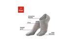 Sneakersocken Lascana Active, Damen, Gr. 39-42, Schwarz-Weiß (3X Schwarz, 2X Weiß, 2X Hellgrau, Meliert), Obermaterial: 69% Baumwolle, 29% Polyamid, 2% Elasthan, Uni Und Meliert, Elastisch, Socken Sneakersocken, Mit MittelfußGummi