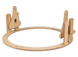 Babyschaukel aus Holz für 7 in 1 Babybett in Natur