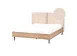 Bett Mit Lattenrost 140X200 Cm Beige Limanton