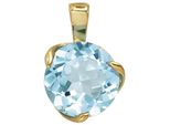 KettenanhäNger Jobo "AnhäNger Mit Blautopas", Gelb (Gelbgold 585), SchmuckanhäNger, Damen, Gelbgold 585, KettenanhäNger, 585 Gold