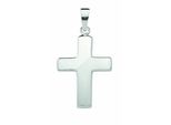 Kreuzkette Adelia´S "Halskette - Kreuzkette Mit Kreuz AnhäNger Aus 925 Silber", Silber, Halsketten, Damen, Silber 925 (Sterlingsilber), Kreuzkette, Schmuckset Mit Bis 45 Cm Stufenlos Verstellbarer 925 Silber Halskette