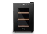HKoenig Weinkühlschrank, Schwarz, Metall, 24.6x37.8x50 cm, Küchengeräte, Küchenelektrogeräte, Kühl- & Gefrierschränke, Weinkühlschränke