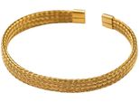Armspange Firetti "Schmuck Geschenk Edelstahl Armschmuck", Gold (Gelbgoldfarben), ArmbäNder, Damen, Edelstahl, Armspange, Made In Germany