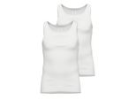 Unterhemd Ammann "2Er Pack Unterhemd Day Classic", Herren, Gr. 10, N-Gr, Weiß, Obermaterial: 100% Baumwolle Co., Unterhemden Unterhemd