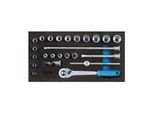 Gedore 1500 CT1-30 SteckschlüSsel-Sortiment 3/8" In Check-Tool-Modul (2308975)"