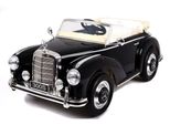 Mercedes Benz Oldtimer 300s Kinderfahrzeug Elektrofahrzeug EVA Reifen Ledersitz 12V MP3 Schwarz lackiert