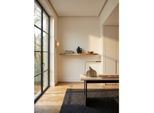 Wandregal Massivholz Baumkante Landhausstil, Akazie 120X26X4 Cm