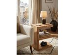 Beistelltisch Massivholz E Cube Landhausstil Design Mumbai, Akazie 30X44X60 Cm