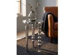Beistelltisch – Aluminium Silber 44X44X63 Cm Dreibein Design