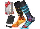 Elektrische Fußsohlen für Damen und Herren - Ladegerecht und Ideal für Outdoor-Aktivitäten wie Camping, Angeln, Radfahren und Skifahren