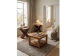 Couchtisch Mumbai Aus Massivholz – Landhausstil Im Kompakten Design, Akazie 60X60X45 Cm