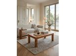 Couchtisch Mumbai Aus Massivholz Im Landhaus-Stil Mit NatüRlichem Design, Akazie 60X110X40 Cm