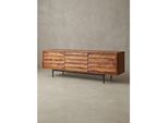 Lowboard Massivholz Landhausstil 147X50X38 Cm Mit 3 TüRen
