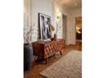 Lowboard Massivholz Modern Stil 92X44X35 Cm Mit KlapptüR