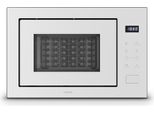 Klarstein Velaire Einbaumikrowelle 60 cm mit Grill – 25L, 850W Mikrowelle & 1200W Grill, 8 Programme, Touch, Edelstahl, Timer, Mikrowelle Einbaugerät, Weiß