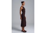 ÄRmelloses Midi Bodycon Kleid Mit Schlitz