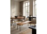 Esszimmerbank Bagli Massivholz Landhausstil, Akazie 120X40X45 Cm