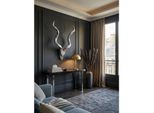Wanddeko Hirschgeweih Aluminium Silberfarben 80 Cm Im Landhausstil