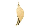 KettenanhäNger Adelia´S "AnhäNger FlüGel 925 Silber Vergoldet – GoldanhäNger FlüGel", Gold, SchmuckanhäNger, Damen, Silber 925 (Sterlingsilber), KettenanhäNger, GoldanhäNger FlüGel