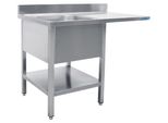 Spülcenter 1 Becken, links - B 1200 x T 600