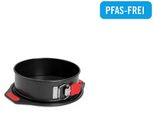 Springform Woll "Woll Let's Bake Kuchenform, Backform, Rund", Schwarz, T:7Cm Ø:20Cm, Aluminium, KüChenformen, Mit Antihaftversiegelung Und Integrierten Silikongriffen, Pfas-Frei