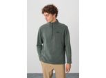 Herren Fleece-Halbzip Sweatshirt