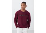 Herren Sweatshirt Mit Rundhalsausschnitt Und Print