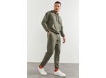 Oversized Kapuzen-Sweatshirt Und Hose Set