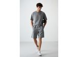 ÜBergroßEs T-Shirt Mit Kurzen ÄRmeln Und Shorts-Set