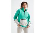 Oversized Fleece-Halbzip Sweatshirt