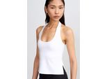 Halter-Cut-Out Slim Fit Bluse