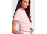 Damen Baumwoll Slim Fit Rundhals T-Shirt