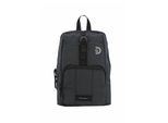 Cityrucksack Discovery "Shield", Gr. B/H/T: 29Cm, Schwarz, Kunstfaser, Unifarben, RucksäCke Cityrucksack, Mit Einem FassungsvermöGen Von 10 Litern