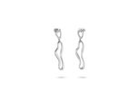 Paar Ohrstecker Firetti "Schmuck Geschenk Kupfer Ohrschmuck Ohrringe Classic", Silber (Silberfarben), Ohrringe, Damen, Kupfer