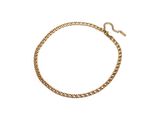 Kette Ohne AnhäNger Firetti "Schmuck Geschenk Edelstahl Halsschmuck Halskette Cuban", Gelbgoldfarben, Halsketten, Damen, Edelstahl, L: 45 B: 6Mm, B:6Mm