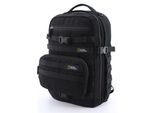 Cityrucksack National Geographic "Milestone", Herren, Gr. B/H/T: 31Cm, Schwarz, Kunstfaser, RucksäCke Cityrucksack, Mit Vielen FäChern