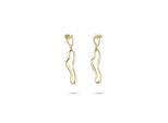 Paar Ohrstecker Firetti "Schmuck Geschenk Kupfer Ohrschmuck Ohrringe Classic", Gold (Gelbgoldfarben), Ohrringe, Damen, Kupfer