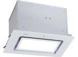 Klarstein Dunstabzugshaube Unterbau, Einbau-Dunstabzugshaube Flach mit Spülmaschinenfestem Aluminium-Fettfilter, 506m³/h Luftstrom, LEDs, Abzugshaube aus Stahl, Dunstabzugshaube ohne Abluftrohr