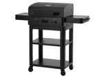 BASTE Elektrogrill 2300W Gusseisen-Grillrost 2-Zonen-Digital-Steuerung