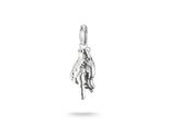 Charm-EinhäNger Thomas Sabo "Thomas Sabo Wednesday "Eiskaltes HäNdchen" Charm - Connect", Silberfarben, Charms, Damen, Silber 925 (Recycelt)