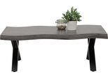 Couchtisch Hela "Gerd", Grau (Grau, Schwarz, Schwarz, Grau), B:110Cm H:42Cm T:60Cm, Tische, Couchtisch, Baumkantenoptik, Breite 110 Cm