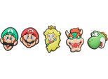 Schuhanstecker Crocs "Jibbitz™ Super Mario", Jungen, Bunt (Rot, Blau, Super Mario), Pvc, SchuhzubehöR Schuhanstecker, Zum Individuellen Stylen