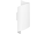 Eglo Wandleuchte "Montarello Wandlampe - Stahl - Led - 2X4W - IP44", Weiß, 2, H: 27,5Cm, 1 Stk., Leuchten, AußEnbeleuchtung, AußEnwandleuchte, Terrasse, L11 X H27,5 X AL7,5 Cm, Wandleuchte