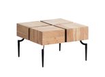 Wohnling WL6.979 Couchtisch Akazie 60 Cm X 60 Cm X 40 Cm