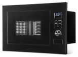 Bomann® Einbaumikrowelle mit Grill und Heißluft | 60cm | inkl. Grillrost und Drehteller | 25L Einbau Mikrowellengerät | MWG 3001 H EB schwarz