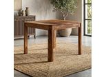 Esstisch Massivholz 80Cm Esszimmertisch Sheesham KüChentisch 4 Personen Modern